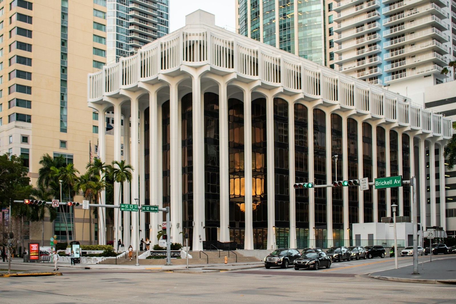 Mediterranean-style commercial street in Coral Gables near Miracle Mile